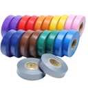 Lichamp 20 Pack Colored Electrical Tape Waterproof, 3/4 in x 66ft, Industrial Grade UL/CSA Listed High Temp Electrical Tape Colors Electric Super Vinyl, 2075C2
