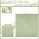 200 Pieces Cocktail Napkins 2 Ply Beverage Napkin Disposable Paper Napkins for Dinner Wedding Birthday Graduation Holiday Party Restaurant Bar Bridal Anniversary Event (Sage Green)