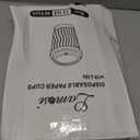 Lamosi 12 OZ Disposable Coffee Cups with Lids 50 Pack, Hot Paper Insulated Corrugated Ripple Wall Cup for To Go Drinks and Beverages (Blue)