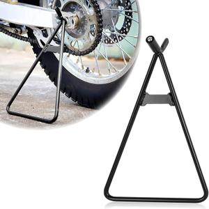 PSLER Dirt Bike Kickstand Holder, Universal Motorcycle Triangle Side Stand for Dirt Bike 80-500cc, Supermoto, Motocross, Enduro, Black