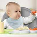 Baby Nursing Covers, Breathable 100% Cotton Nursing Cover with Arched Neckline,Nursing Apron. (Light Pink/Milky White/Light Blue)