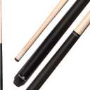 Mizerak 40" Shorty Pool Cue – One-Piece Hardwood Billiard Cue Stick with 12mm Leather Tip for Tight Spaces and Precison Shots 3 packs