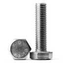 2 x M8-1.25 x 40mm Hex Head Screw Bolt, 18-8 (304) Stainless Steel, Fully Threaded, Plain Finish, Quantity 15