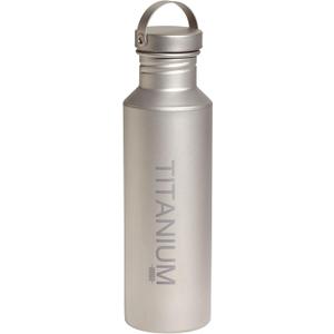 Vargo Titanium Water Bottle with Ti Lid | 100% Titanium Construction | 650 ml Capacity | Weighs 3.9 ounces