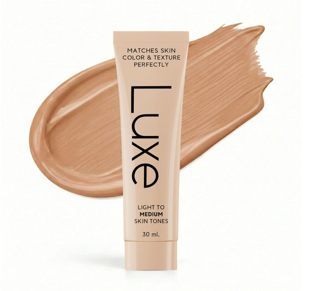 Luxe Color Changing Foundation for Women – Instantly Adapts to Your Skin Tone – Buildable LighttoMedium Coverage – 12Hour Wear – Natural Dewy Finish  Light