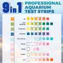 2 x BACNUNN Aquarium Test Strips: 200CT 9 in 1 Fish Tank Water Testing Kit