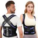 Back Brace Posture Corrector for Women and Men Vertical Alignment System, Lower Back Pain Relief, Back Straighter Instant Posture Corrector - Scoliosis S