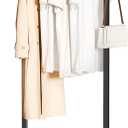 YMYNY Coat Rack Wall Mounted, 70.87H Clothes Garment Rack, Freestanding Tall Closet Organizer,Industrial Clothes Stand for Entryway Hallway Bedroom Rustic Brown UHGR003H