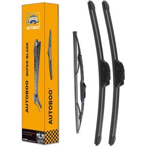 OEM Windshield Wiper Blade Replacement for Chevy Blazer 2019-2021 2022 2023 Original Equipment All-Season Rear Wiper Blade Set 24+18+12 (Set of 3)