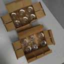 OBTANIM 12 Pack Shot Glasses, 1.5 oz Clear Shot Glass Cups Set with Heavy Base for Bar Restaurants Home