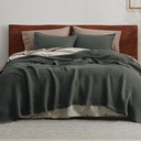 Bedsure 100% Cotton Blanket, Waffle Weave, Queen Size, Olive Green, 90"x90"
Breathable, Soft, Cozy, Thick, Waffle Texture, Summer Blanket for Bed, Gifts for Women, Machine Washable, All Seasons