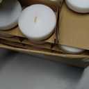 48 Pack White Floating Candles 1.75inch Unscented Floating Candle for Centerpieces 4-5 Hours Burning 1.75 Floating Candle Bulk for Wedding Party