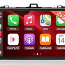 Android Car Stereo for Toyota Corolla 2006 2007 2008 2009 2010 2011 2012, 9inch Touchscreen Radio with Carplay and Android Auto + Backup Camera+Mic[2+32G]