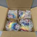 Christmas Decorations Indoor - Christmas Decoration Figures Snowman Set of 4 Rainbow 