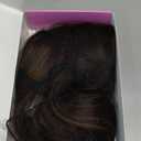 Isaic 24 Inch Synthetic Hair Topper for Women 360 Clip-in with Adjustable Band, Layered Hairpiece for Thinning Hair Adds Volume & Natural Coverage(Balayage Dark Brown to Chestnut)