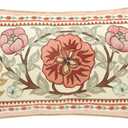patdrea Designer Outdoor Pillows Covers Decorative Rectangle Throw Pillow Covers, Velvet Farmhouse Throw Covers 12"x 20",Vintage Floral Throw Pillow Case for Couch Sofa Bed Living Room