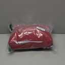 KingCamp Ultralight Camping Blanket, Packable Down Alternative Puffy Wearable Blankets Weatherproof Warm Package Quilt with Snap Buttons for Outdoor Hiking Travel, Picnic Stadium, (69" x 53" Crimson)