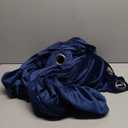 StangH Super Soft Velvet Curtains - Luxury Decoration Navy Blue Velvet Drapes 2 Panel Set Thermal Insulated Blackout Curtains for Office/Studio/Dining Room, W52 x L96 inches, 2 Panels