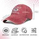 40th Birthday Gifts Women Men Vintage 1985 Embroidered Baseball Cap Gift Ideas Hat (One Size)