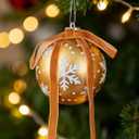 2 x 24 PCS Velvet Christmas Bows for Christmas Tree 5" x 7" Rustic Crafts Gift Velvet Ribbon Bows Twist Tie Bows for Xmas Wreaths Garland (Khaki)