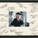 GarduationMall 11x14 Signature Picture Frame Holds 5x7 Photo with White Mat for Wedding Graduation | Wall or Tabletop Display (Black)