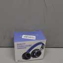 AILIHEN C8 Headphones Wired, On-Ear Kids Headphones with Microphone and Volume Control Foldable Corded Stereo 3.5mm Headset for School Teens Smartphones Chromebook Laptop Tablets Travel (Black Blue) (Medium)