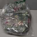 22 Inch Christmas Wreath with Hanger, Christmas Wreaths for Front Door with Red White Berry Pine Cone Xmas Wreaths for Front Door Wall Home Outdoor Decor