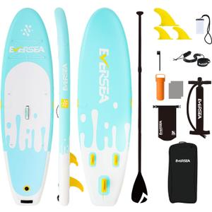 Inflatable Stand-Up Paddle Boards 32"/33"/34" Widths Inflatable Paddle Board with SUP Accessories, Camera Mount, Basic All-Around SUP Board for All Skill Levels, Up to 450lbs
