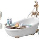 Calico Critters Country Bathroom Set - Toy Dollhouse Furniture and Accessories Set for Ages 3+