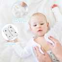 Seematn 8 Pcs Cartoon Cotton Baby Infant Umbilical Cord Belly Bands Belly Protector Baby Belly Button Band Bellies Umbilical Hernia Belt Soft Newborn Navel Belt for 0-12 Months, 4 Styles