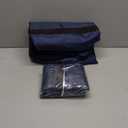 Extra Large Storage Duffle Bag with Zippers and Handles, Big Foldable Duffle Bag for Travel (Medium-31.5"(L) X 11.8"(W) X 16.5"(H), Blue)