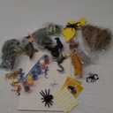 Rainforest Diorama Animals Figurines Set Assorted Creatures Rainforest Diorama Supplies Animals Model Trees DIY Rainforest Decor for Birthday Gift