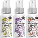 Clean-n-Fresh Toilet Spray, Variety Pack of 3 - Citrus/Lavender/Hibiscus, Bathroom & Toilet Odor Elimination, Travel Size 1.7 Fl Oz Each, Total 5.1 Fl Oz
