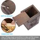 Cremation Urns for Human Ashes Adult Male Female, Wooden Tree of Life Urns Box and Casket for Ashes Men Women Child, Pets Cat Dog Urn, Burial Funeral Memorial Urns for Ashes, Holds 20 Cubic Inch