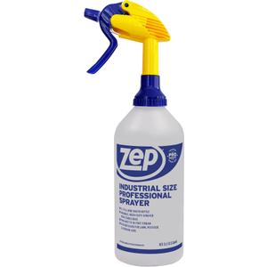 Zep Industrial Sprayer Bottle - 48 Ounces C32810 - Up to 30 Foot Spray, Adjustable Nozzle
