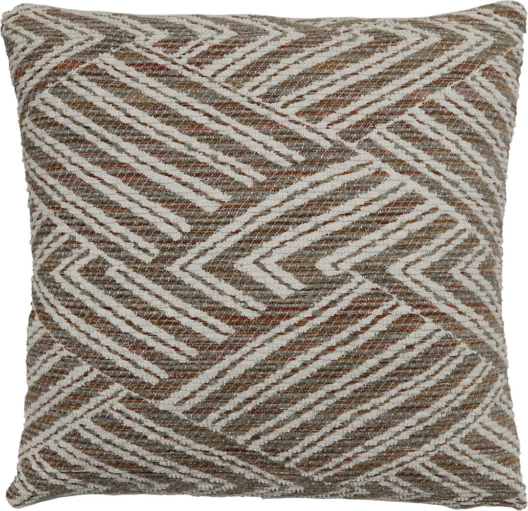 Riverbrook Home Zippered Pillow Cover, Jordan Gypsy - Grey, 20 x 20-Inch (20" x 20" (Pack of 1))