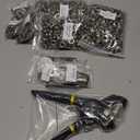 Grommet Tool Kit, Eyelet Tool Multi-Purpose Handheld Manual Hole Punch Rivet Press Plier Crimper 3 Interchangeable Dies with 900 Set 7/32" 5/16" 3/8" Metal Grommets Washers