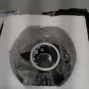 Cabilock Ceramic High-Footed Fruit Tray Decorative Fruit Bowl for Kitchen Counter Ideal for Party Snack Dessert Display Black