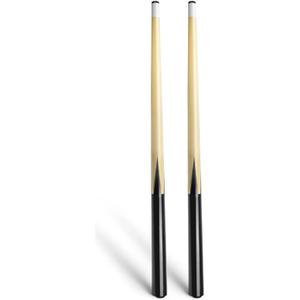 2 Pieces 19Inch Mini Cue Stick Pool Cue Hardwood Billiard Cue Stick for Kids