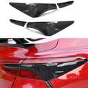 Tail Light Lamp Cover Guard Trim 4Pcs Tail Light Frame Bezels Decoration Compatible with Toyota Camry 2024 2023 2022 2021 2020 2019 2018 Accessories