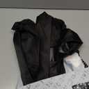 QH.HOME Fire Pit Cover Rectangular Super Waterproof 42" L x 24" W x 24" H, UPF 50+ Outdoor Fire Pit Table Cover 600D Strong Tear Resistant and Fading Resistant for Rectangular Fire Pit - Black