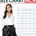 Hearain Women's Button Down Shirts Long Sleeve Basic Classic Soft Shirt Collared Fashion Dressy Casual Blouses (Pink, L)