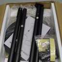 TUTOTAK Tall Round Side Table, Small End Table Set of 2Drink Table, Pedestal Side Table, living room, Brown TB01BB0962