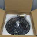 KCO Lighting Farmhouse Matte Black Barn Pendant Light 1-Light Mid Century Dome Pendant Lighting Industrial Cone Hanging Light Single Kitchen Island Light Fixture for Dining Room (Black)