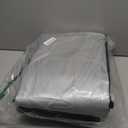 12x20FT Waterproof Tarp, Yumatum 16 Mil Heavy Duty Tarps with Reinforced Edges/Brass Grommets, 100% UV Blocking/Tear Resistant Poly Tarp for Camping, Patio, Tent, Boat(Silver/Black)