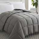 Soft Comforter 104 x 96"  Grey