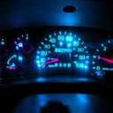 WLJH Bright Ice Blue LED Bulb Instrument Cluster Panel Gauge Light Dash Kit Package Replacement for Ford F150 F250 F350 Bronco 1982-1998