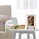 Grandchild Picture Frame, Grandkids Grandma Grandpa Gifts Grandparents Gifts, Wooden Photo Frame With Iron Stand, Tabletop Decor -11