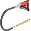 1300W Electric Concrete Vibrator, Hand Held Power Concrete Vibrators Cement Bubble Remover,13000 VPM With 4.9 Ft Long Copper Rod Concrete Tools