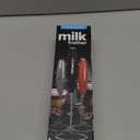 PowerLix Powerful Handheld Milk Frother With Stand Battery Operated Foam Maker Frother Wand For Coffee (A Black) (A Black